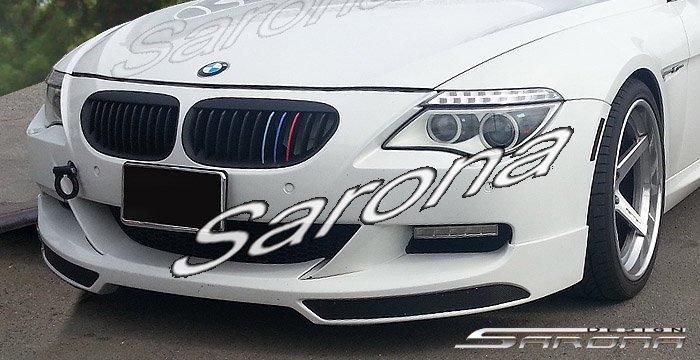 Custom BMW 6 Series  Coupe & Convertible Front Add-on Lip (2004 - 2010) - $579.00 (Part #BM-031-FA)